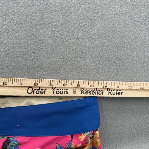 Patagonia Board Shorts Mens 36 Pink Floral Drawstring Quick Dry Swim Bottoms - Picture 5 of 7